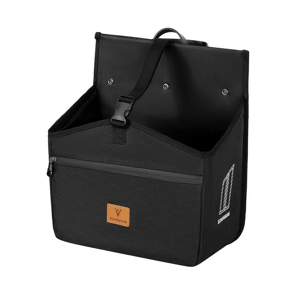 Bike Rack Bag Bike Cargo Bag with Handle Bike Rear Seat Cargo Bag Large Capacity Seat Carrier Bag Rack Trunk Bags for Cycling