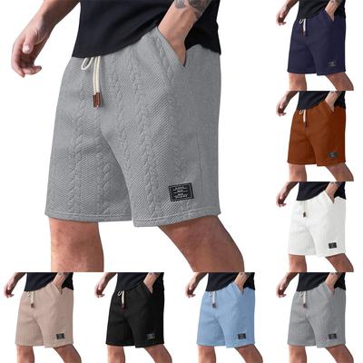 Men's Summer Casual Shorts Men's Fashion Sports Textured Shorts