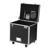 Portable File Storage Box, 395 X 320 X 380 Mm Internal Chest Size, Locking Mobile Business Case with Telescopic Handle, Hand Pull File Case for Office