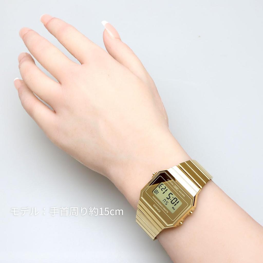 CASIO Digital Watch Vintage Series Gold Overseas Model [Casio] A700WEVG-9A Men's/Women's