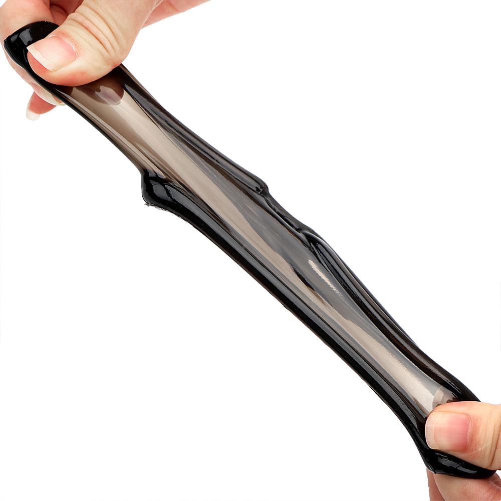 Elastischer Penisring, Verzögerung der Ejakulation, männliches Keuschheitsgürtel, Sexspielzeug für Männer, Dildo-Extender, Penisring