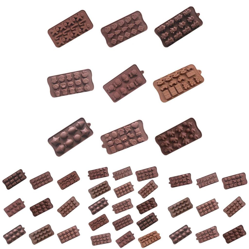 High-quality Christmas Silicone Cake Chocolate Moulds For Easy And Fun Cookie Decorating