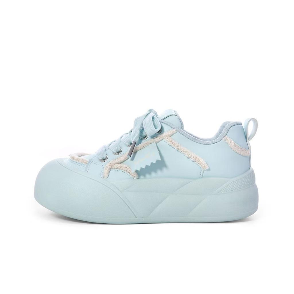 Spring new niche non-collision board shoes Forrest Gump shoes mesh breathable casual shoes trendy silver German training shoes