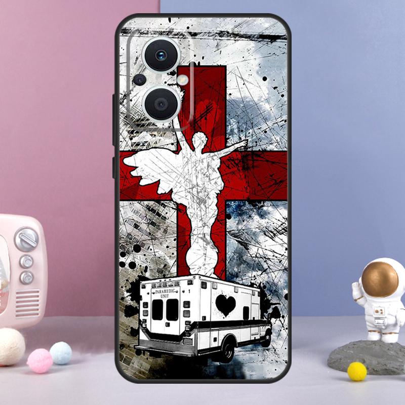 EMT EMS Ambulance Funda For OPPO Reno 14 F 11F 12F 13F 10 11 12 13 Pro 7 8 Lite OPPO Find X8 X6 X5 X9 Pro Case