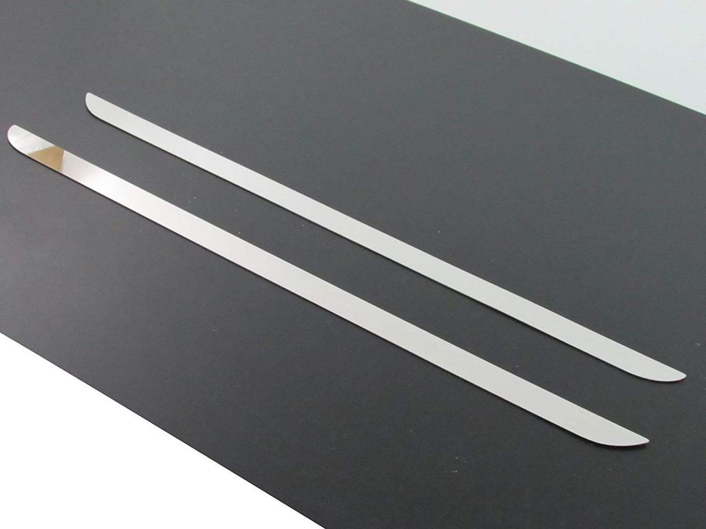 BRIGHTZ Palette MK21S Finish Stainless Steel Plated Sliding Door Under Molding MK21 MK K21 21 32979 Ultra-Mirror (2-Piece Set) [SID-MOL-075]