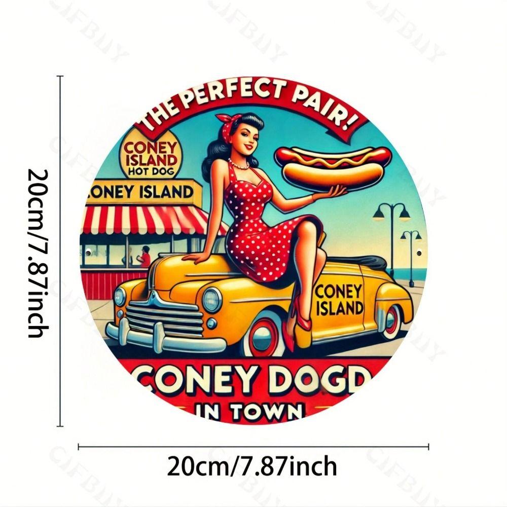 Metal Tin Sign Retro Art 20x20cm Home Decor Wall Plaque