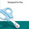 Stainless Steel Blade Dog Cat Pets Nail Clippers PP+TPR Comfort Handle Household Nailclippers Supplies for Professionals