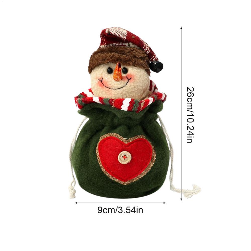 

Christmas Knitted Bags Christmas Knitted Candy Bag Reusable Storage Treat Wrapping For Party Candy Favors Packaging As show