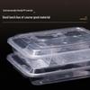 Disposable 5-Compartment Rectangular Meal Box