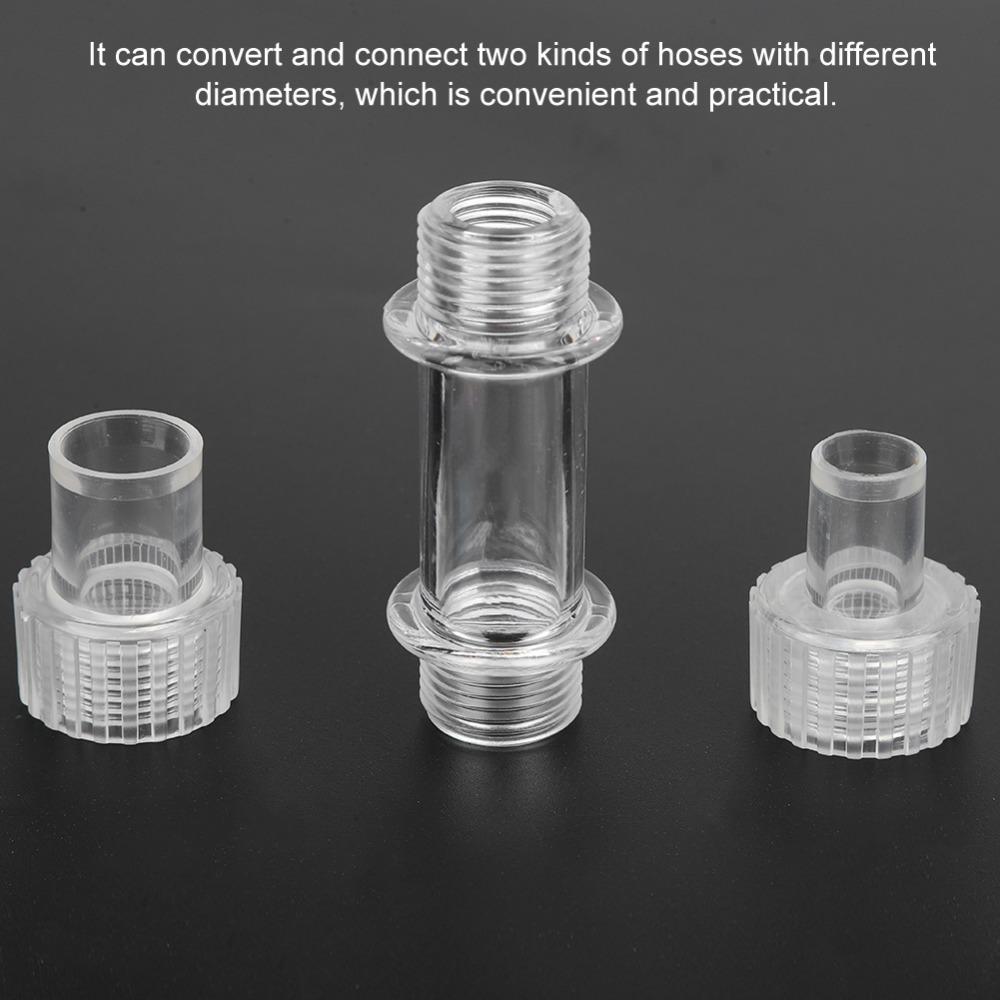 Acrylic Filter Hose Adapter Sturdy Hose Connector Accessories Tube Convert Hose Connection