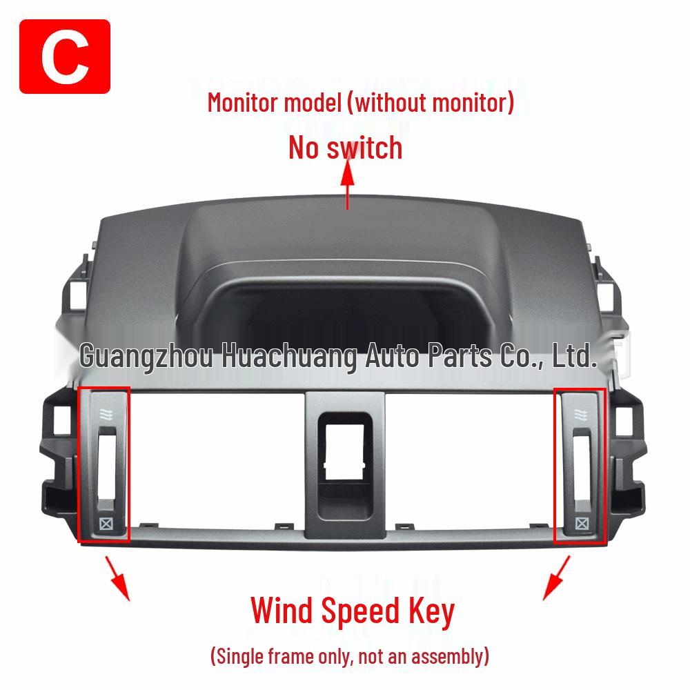 Central A/C Vent Panel Modification for 2008-2013 Toyota Corolla