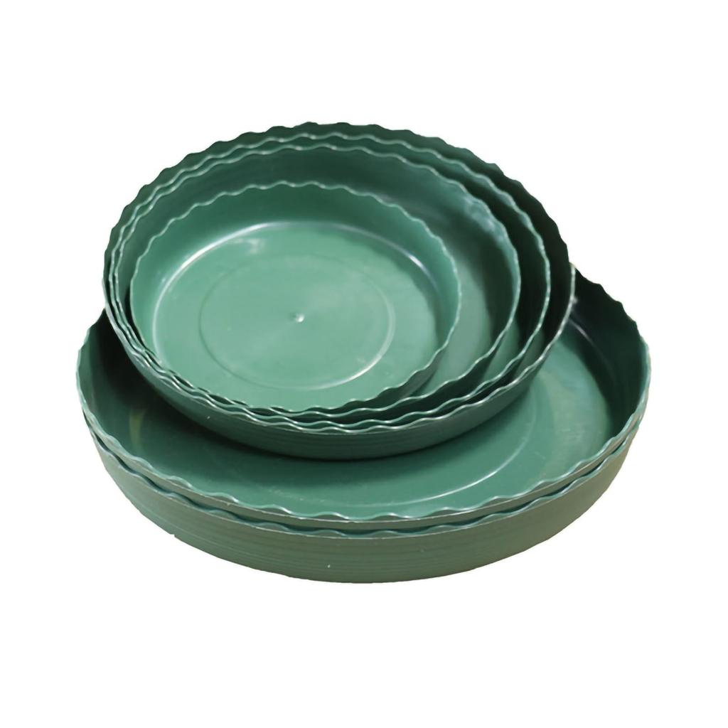 Plant Pot Gallon Pot PP Multifunctional Round Planting Seedling Transplanting Perforated Plastic Flower Pot Green Tray