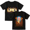 One Piece Tony Tony Chopper Printed Kids T Shirt Casual Cotton Summer Top for Boys Anime Clothing