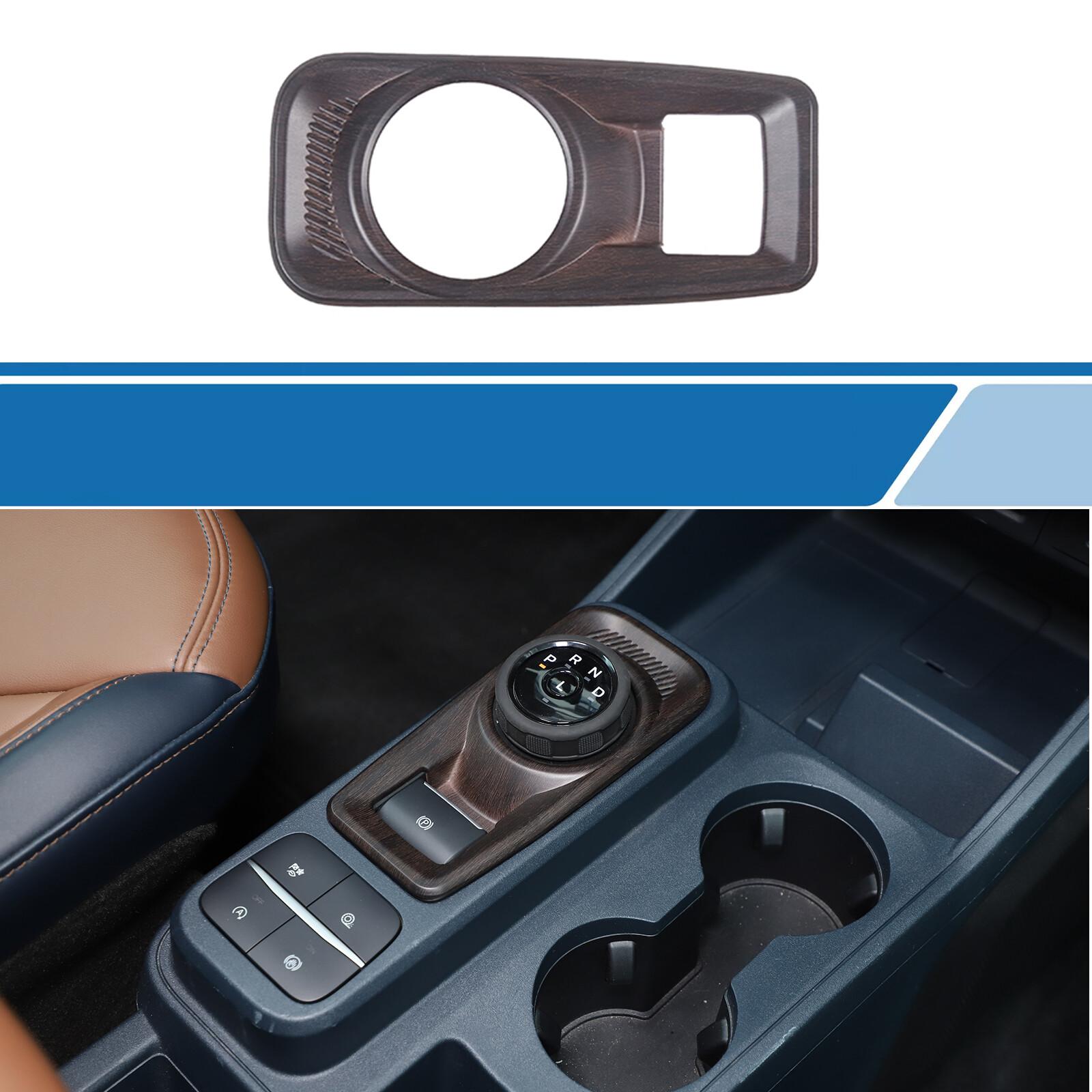 Oak Wood Grain Electronic Handbrake Panel Cover Trim For Ford Maverick -24