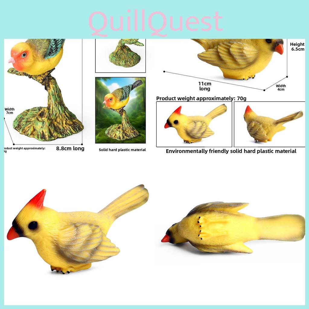 Simulation Wild Animals Sparrows Mountain Sparrows Birds Ornaments Model