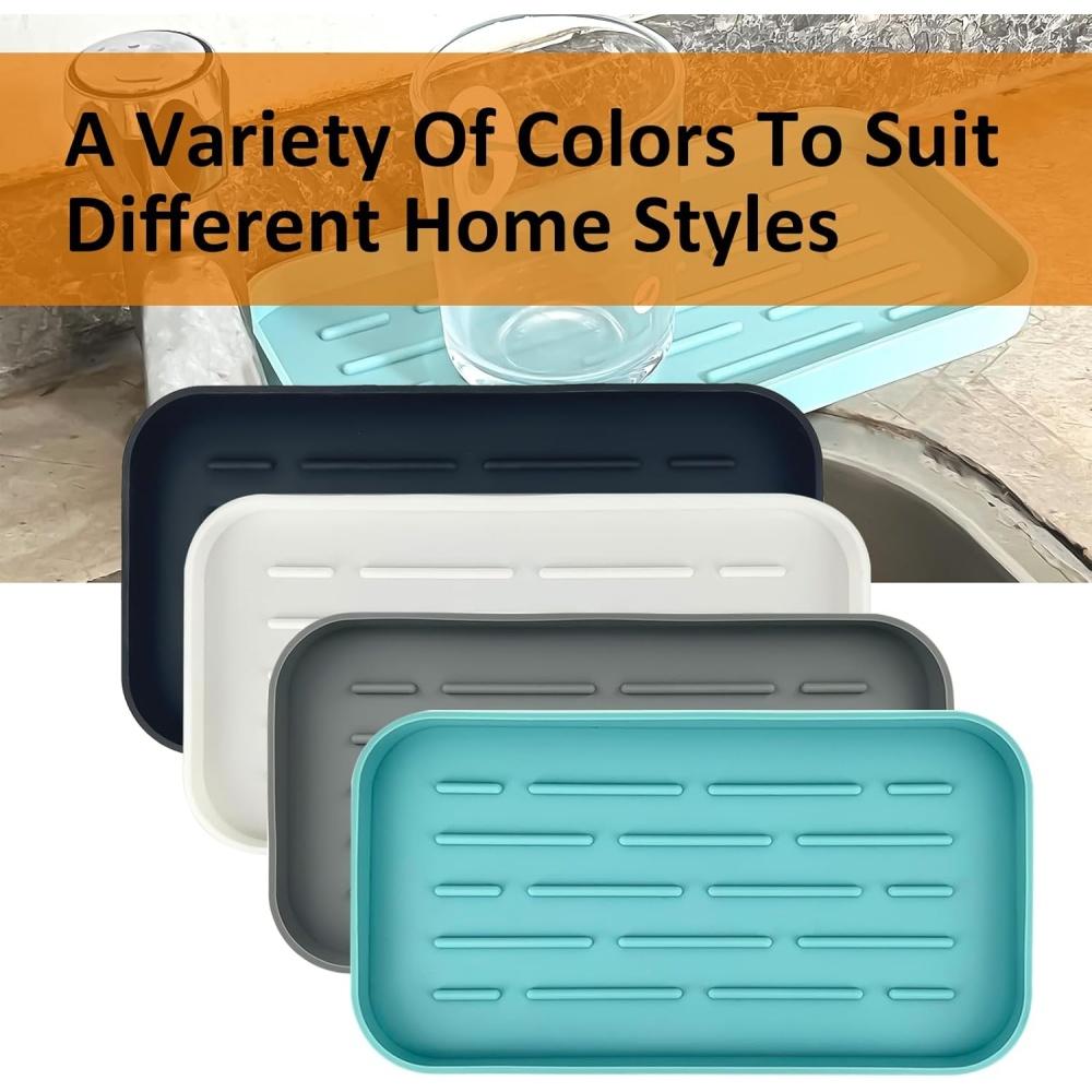 Flexible Silicone Drain Tray Kitchen Sink Organizer Specifications Flexible Part Name Note Package Content Features Silicone