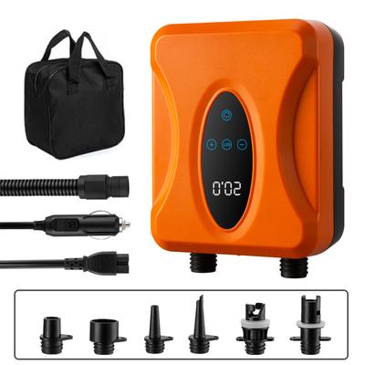 SUP Electric Pump for Paddle Board Portable Rechargeable Touchscreen Control with LED Light Inflator and Deflator for