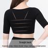 Pushup Shaper Body Womens Vest Buttonfront Hunchback Prevention Side Fat Reduction Short Sleeves Arm Slimming