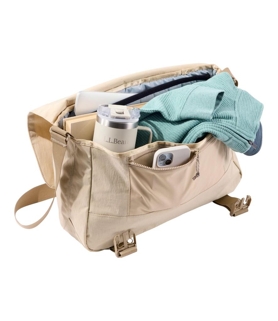 Wharf Street Messenger One Size Fits 1000311147 L.L.Bean Bag, All, Boulder, Brown,