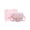 New Sanrio Hello Kitty PU Saddle Bag, Shoulder Bag, Crossbody Bag Regular Women's Pink/Brown/Milk Tea SHHF41516