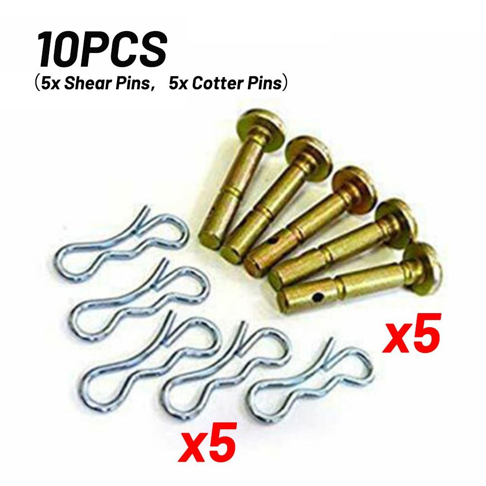 2/10/20Pcs Shear Pins&Cotters For For SnowBlowers 738-04124A 714-04040 Outdoor Garden Snow Blowers Parts