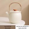 Cream Yellow Ceramic Electric Tea Kettle