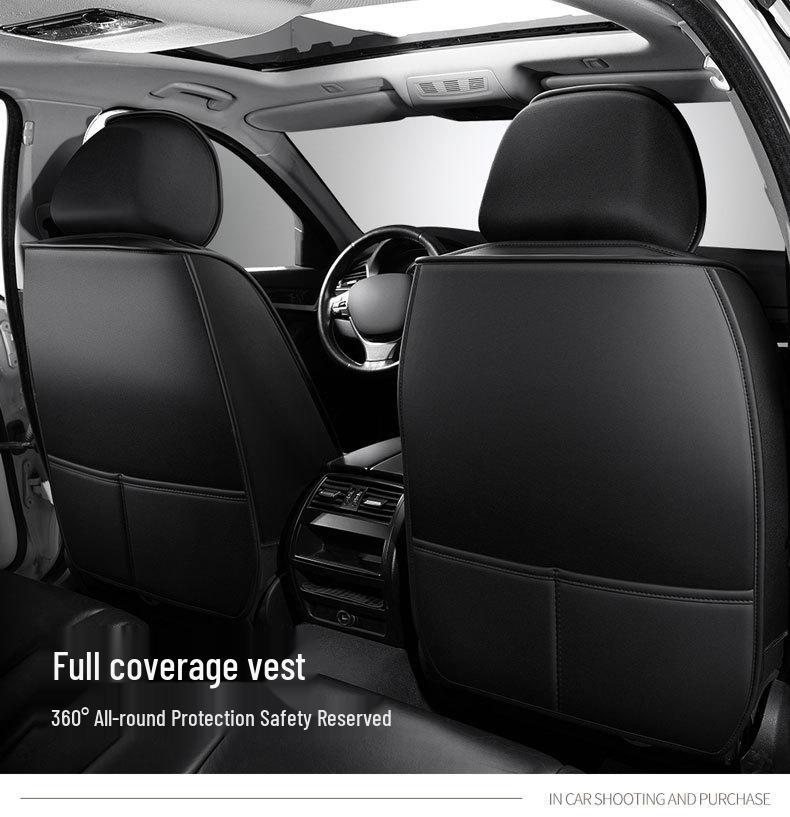 All-Season Rhombus Grid Universal Car Seat Cover