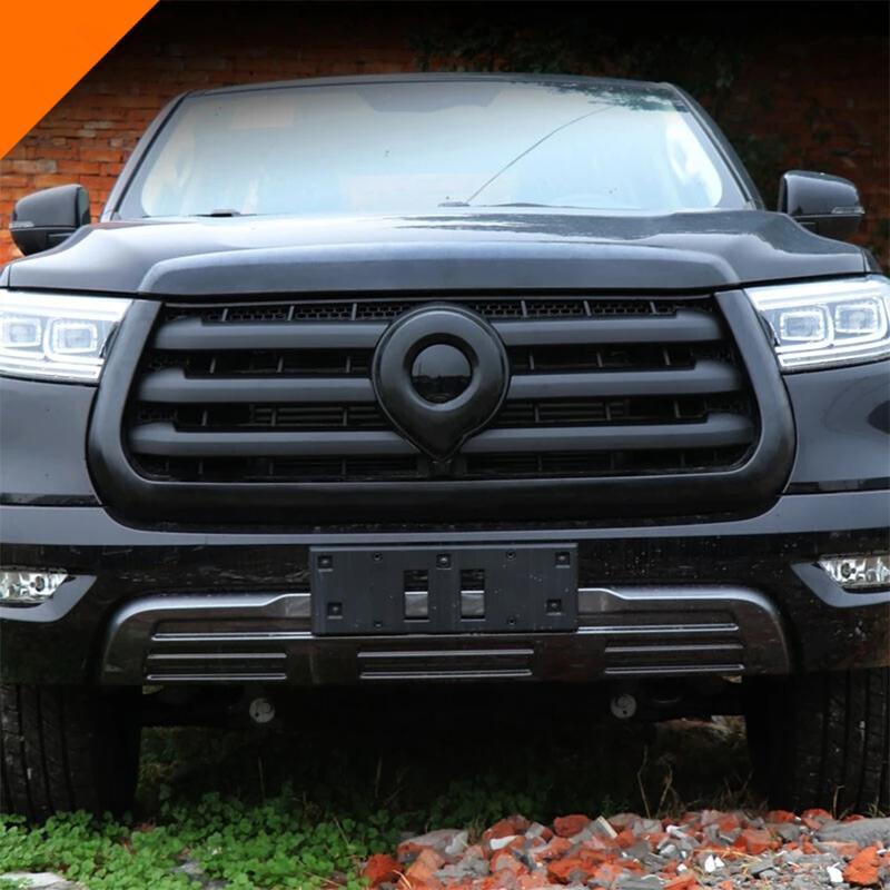 For Great Wall Cannon GWM Poer Ute   ABS Matte Front Grille Hood Engine Cover Trim Decor Sticker Car Styling Accessories