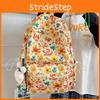 Flower Crab Cute Fox Bear Daisy Cartoon Printed Student Backpack Pendant With