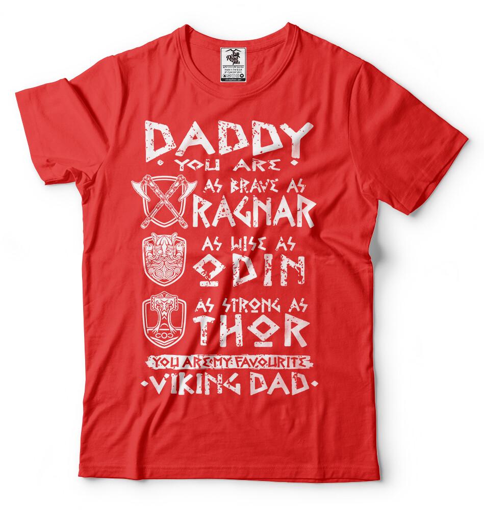 Fathers Day Gifts Gift For Dad Cool Fathers Day Gift Idea Thor Viking Dad Shirt S