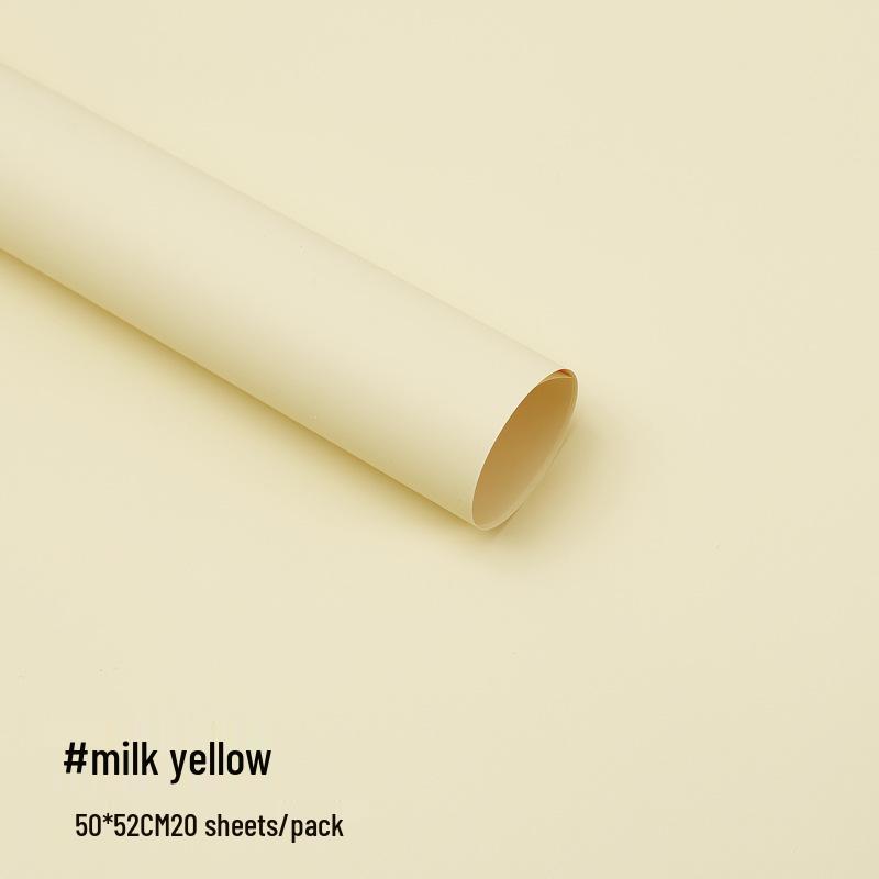 Extra Thick 8.5 Silk HD Morning Mist Matte Waterproof Florist Paper for Fresh Flower Wrapping