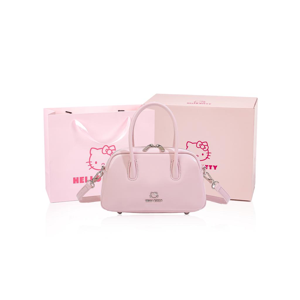 New Sanrio Hello Kitty PU Crossbody Bags Regular Women's Pink/Purple/Ecru SHHF51777