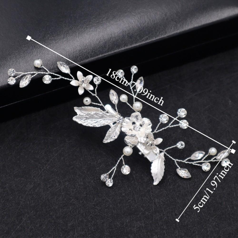 Luxury Crystal Hair Clip Elegant Wedding Hair Accessories Versatile Hair Ornaments  Formal Events