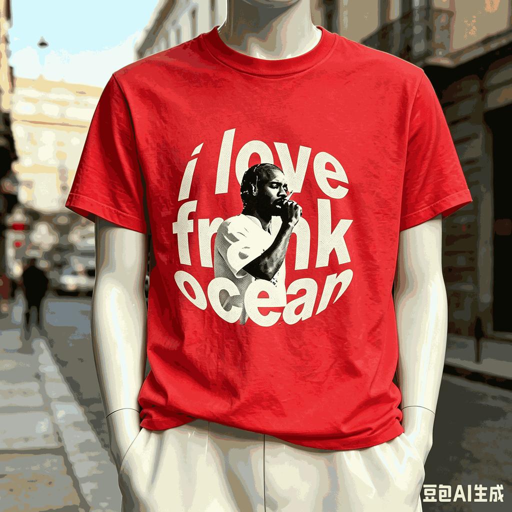 Frank Ocean For Fan Gift Tshirt Unisex Unisex Harajuku Oversized Unisex Short Sleeve Streetwear High Quality Couples Comfortable