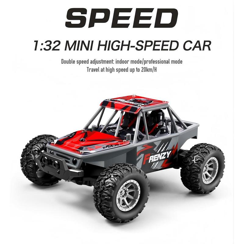 

1:32 Mini High-Speed RC Car, Dual Speed Mode , 20km/h Top Speed, Anti-Drop & Anti-Collision Design, Independent Rear Suspension