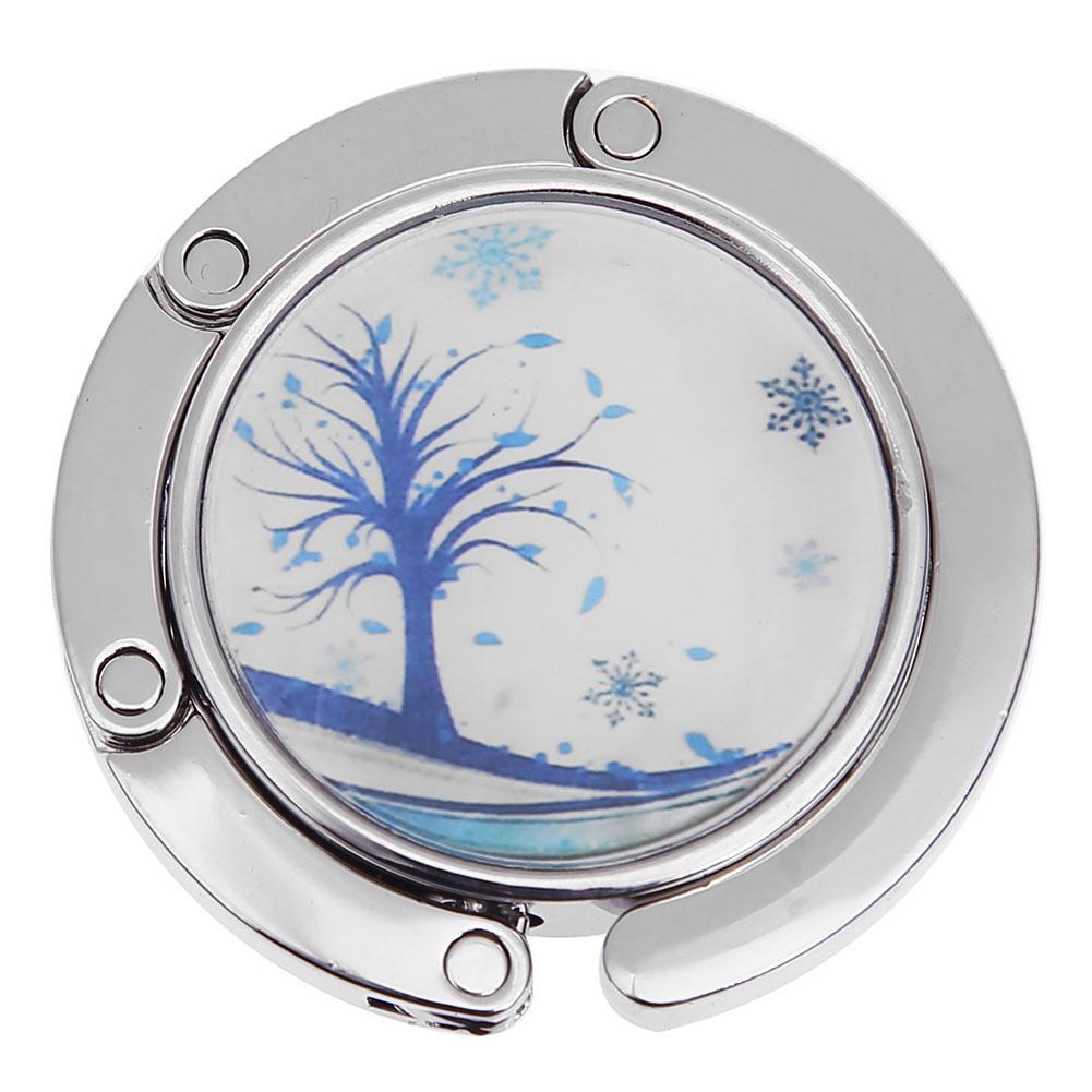 

Вишуканий тримач для сумки для столу Портативні гачки для сумок Гачок для столу Тримач Візерунок троянди Підвіска-тримач для сумки Декорація Підвіска для сумки