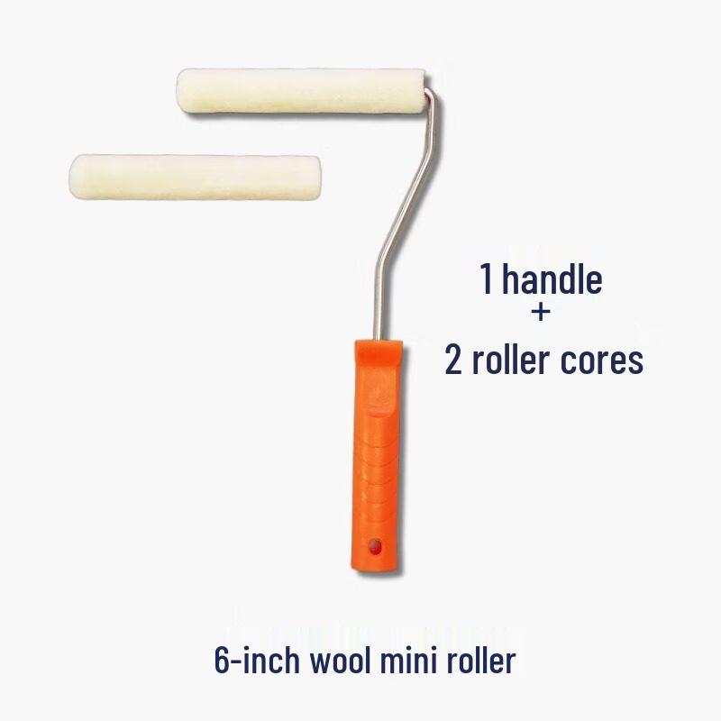 6-inch Wool Paint Roller Kit