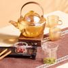 Chinese Style Glass Tea Set with Prosperity Design