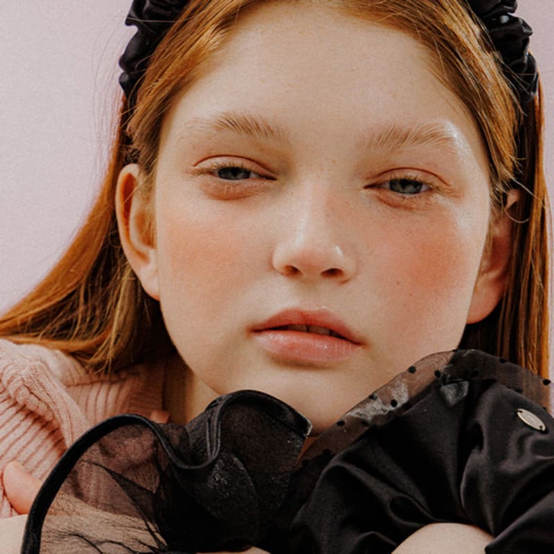 mellotory shirring satin hairband