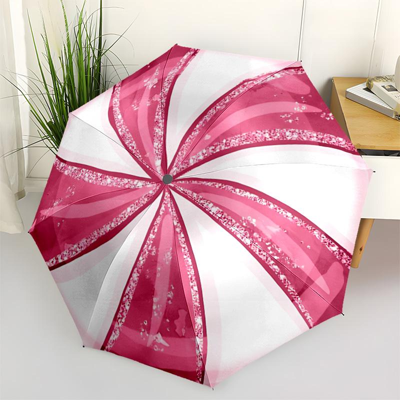 

1pc Candy Automatic Opening/Closing Umbrella with Operation & Windproof Canopy yy260311006