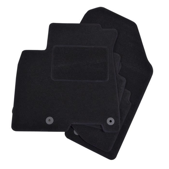 Tapis de sol - Kia - Niro - Velours noir - 4 pièces - Ajustement précis