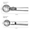 Stainless Steel Multifunctional Ice Cream and Fruit Baller Spoon