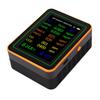 Air Quality Detector Index CO2 TVOC HCHO PM2.5 PM10 Temperature Humidity Tester TFT Color Display Curve Viewing Black