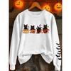 '' Halloween 3D Digital Print Casual Hoodie Women Animal Soft Cotton Blend Long Sleeve Regular Fit