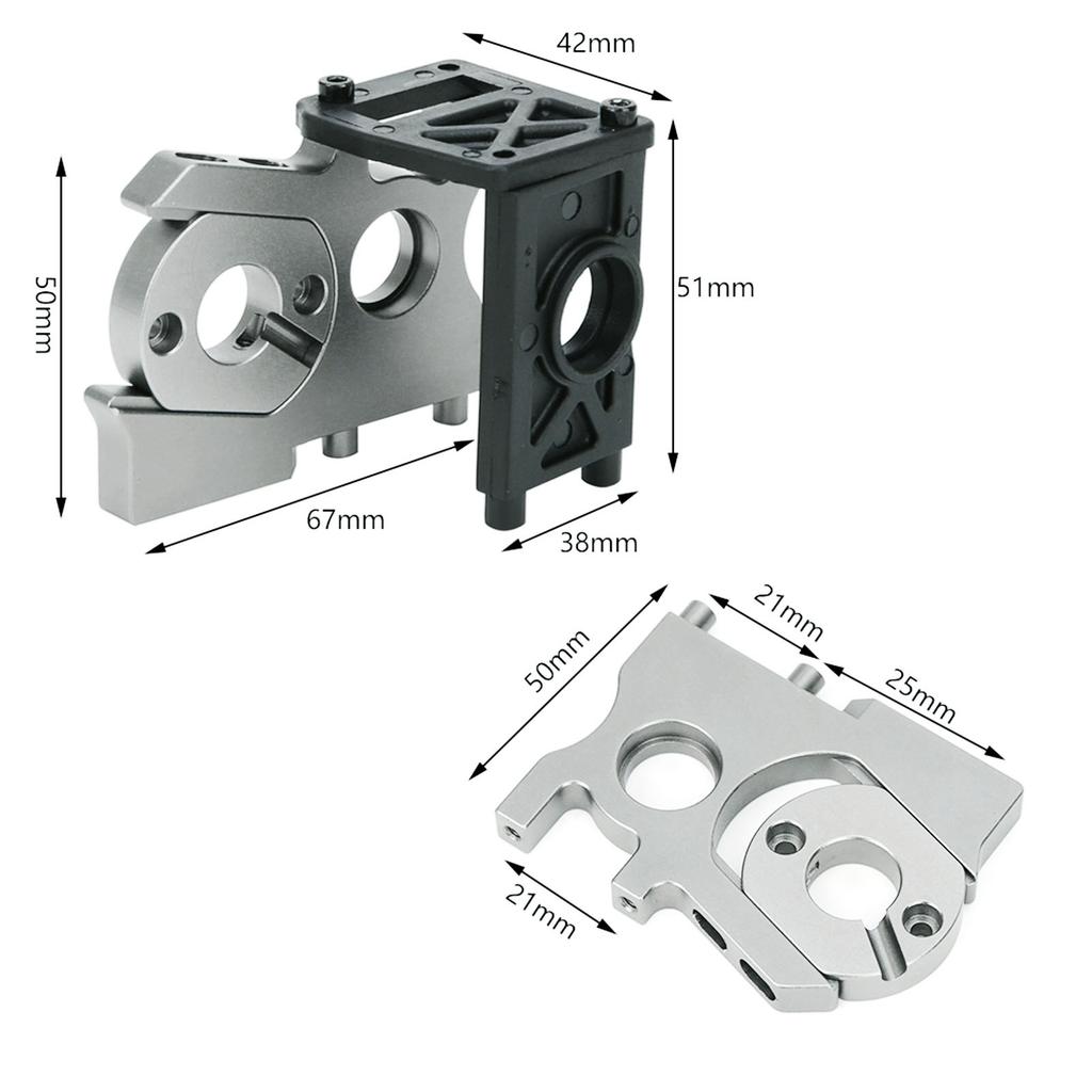 Electric Vehicle Brushless Motor Mounting Holder with Fixed Mount for 1/8 RC Car Accessory
