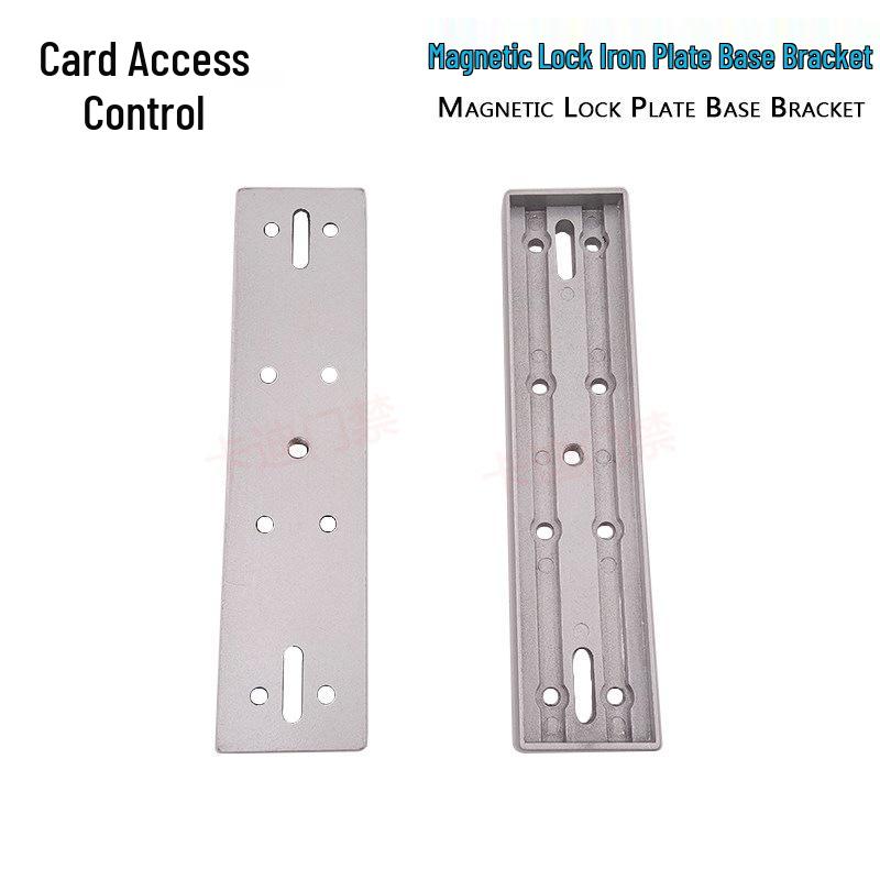 Iron Block Base Bracket with 280KG Magnetic Lock and L-Shaped Hole-Free Mounting Slot