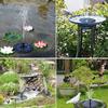 Solar Floating Fountain Bird Baths Water Fountain Outdoor Solar Panel Water Pump Pool Pond Floating Decoration Garden Waterfall