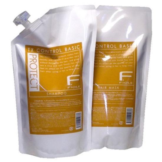 

Fiole F Protect Shampoo Basic 1000ml Mask Basic 1000g Refill Set
