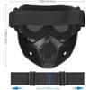 Dış Ortam İçin Çıkarılabilir Gözlük ve NVG Montajlı FAST ABS Tam Yüz Taktik Kaskı Airsoft CS Askeri Koruyucu Maske Ekipmanı