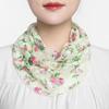 Summer ice silk scarf mask neck protector fake collar printing riding protection anti-ultraviolet breathable sunscreen
